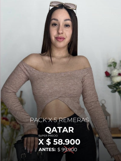 PACK X5 REMERAS QATAR