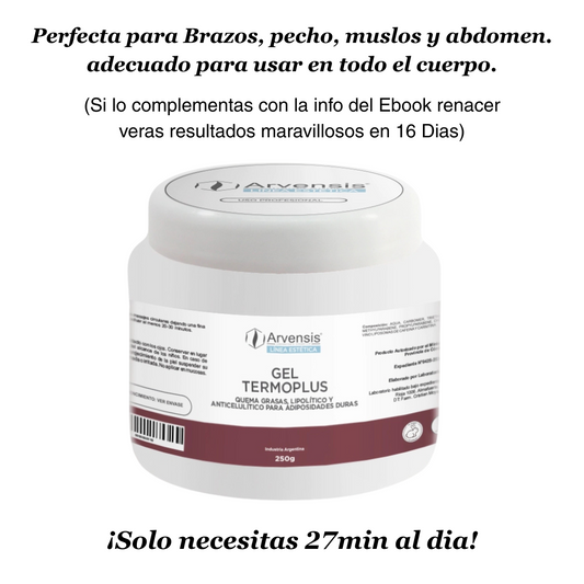 Crema moldeadora - Recupera tu figura + Ebook Reto Renacer