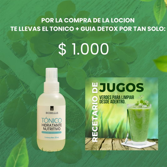 HIDRATANTE + GUIA DETOX 98% OFF